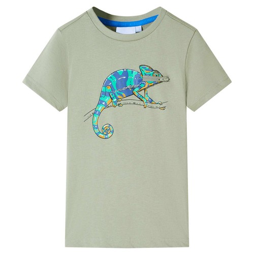 Kinder kurzarmshirt chamäleon - kurzarmshirt,