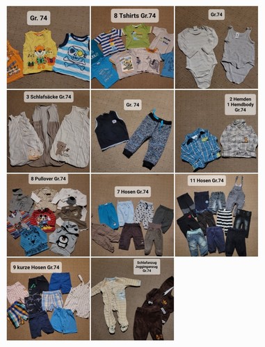 Kinderkleidung paket 74 - kinderkleidung,