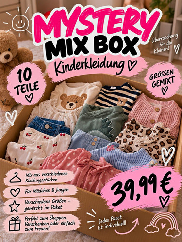 Mystery mix box kinderkleidung - mystery,