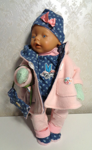Puppenkleidung set 7 - 43-46,