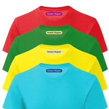 Bügeletiketten Kleidung